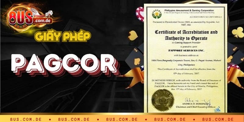 Tiêu chí đăng ký giấy Phép Pagcor